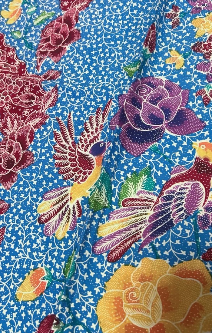 Romance of the Doves - Blue Red