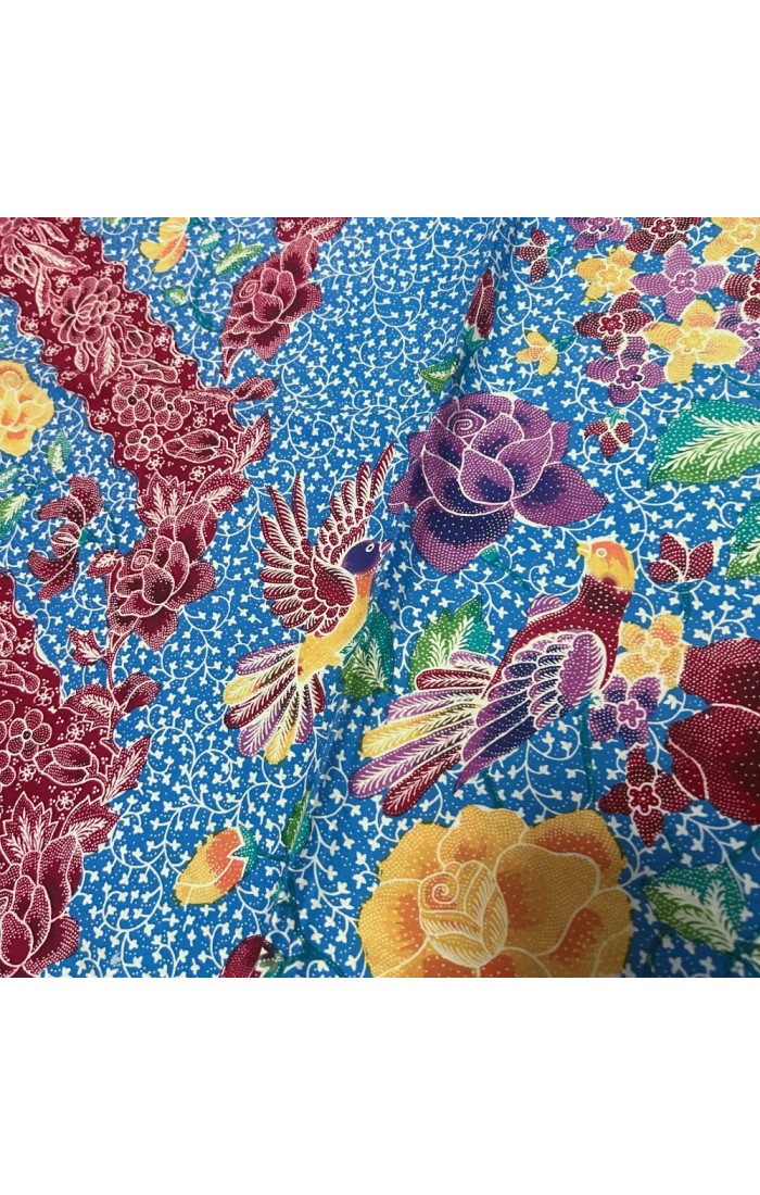 Romance of the Doves - Blue Red