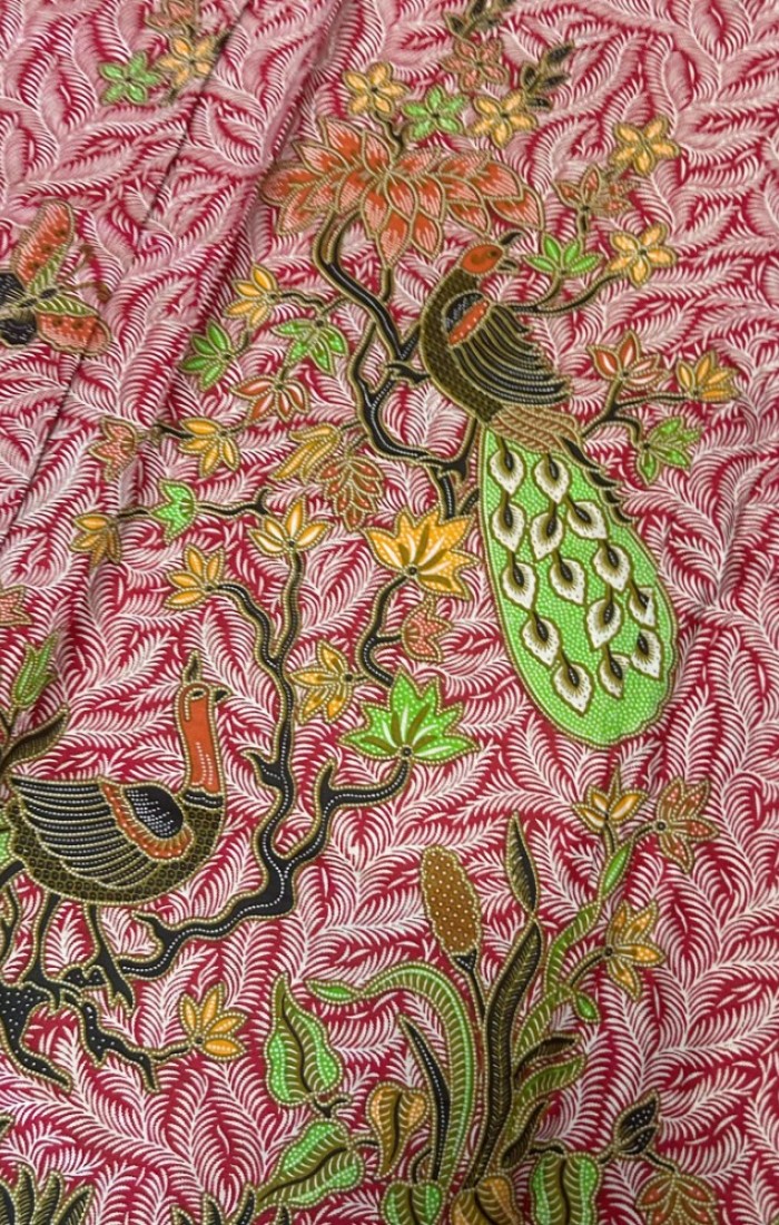 eacocks on Trees - Red