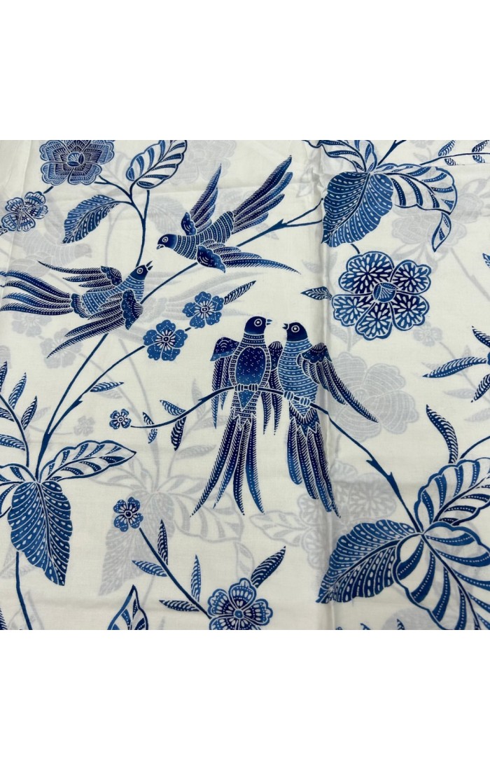 Birds on Tree - Blue
