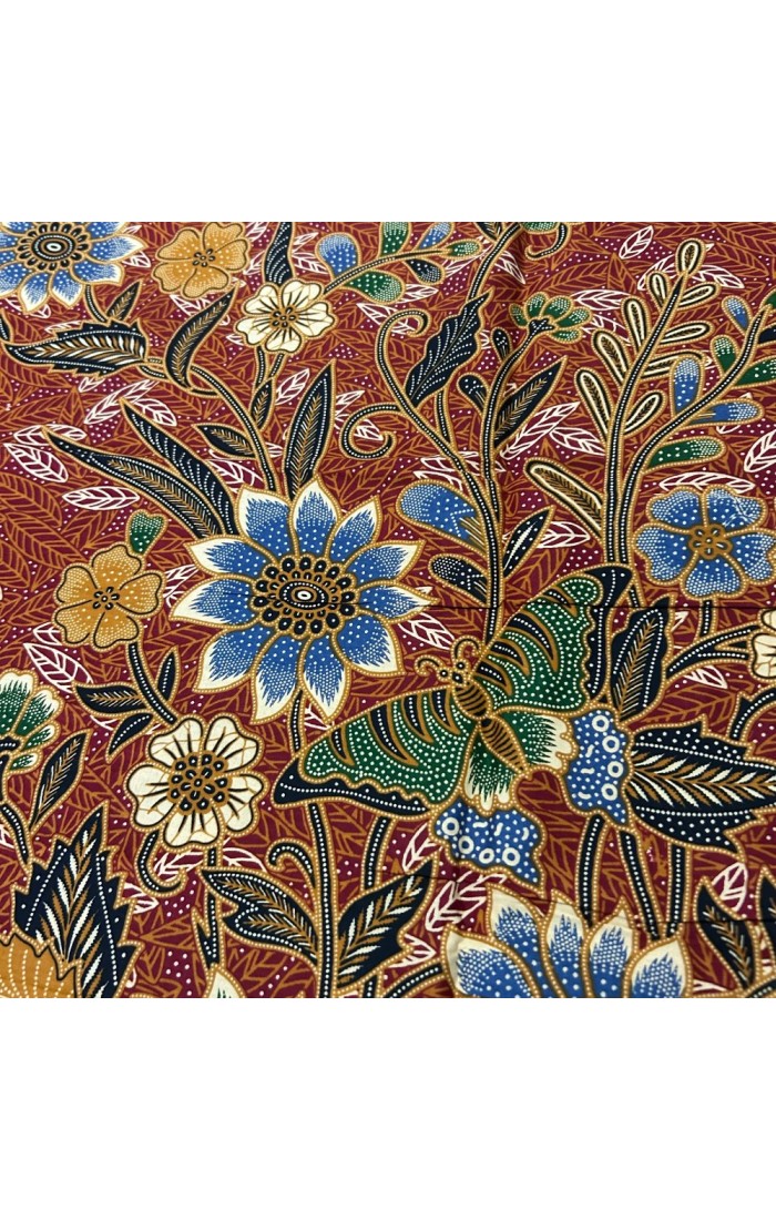 The Butterfly Flowers Panel - Red