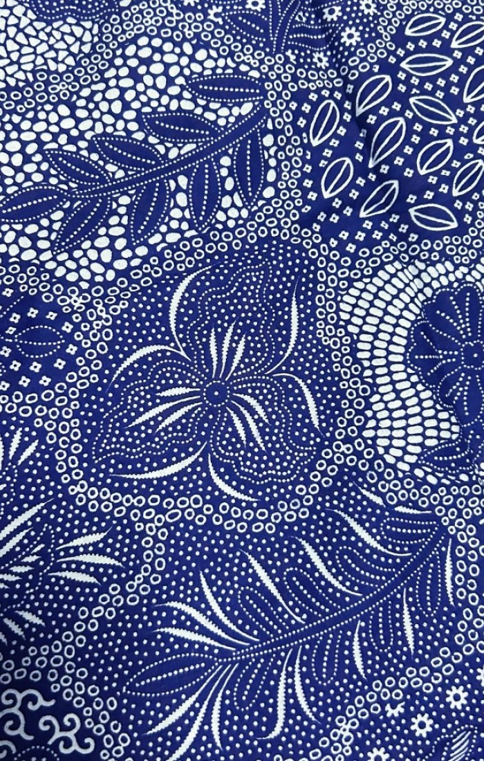 The Botanical Organic Batik - Blue