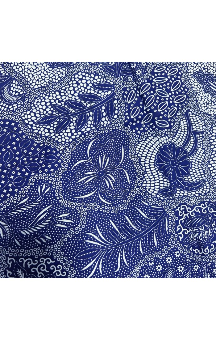 The Botanical Organic Batik - Blue