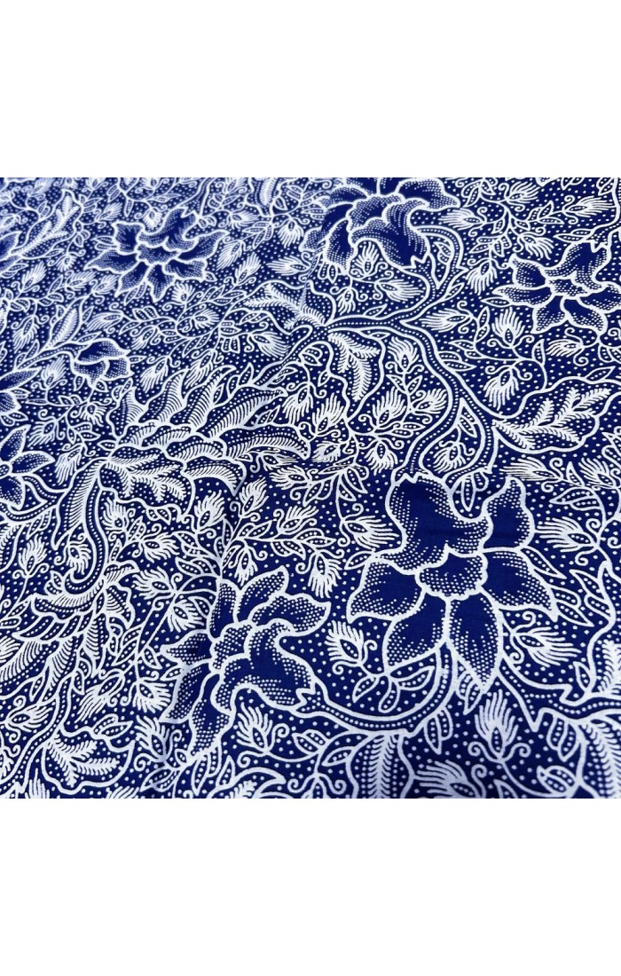 The Floral Vines Batik - Blue