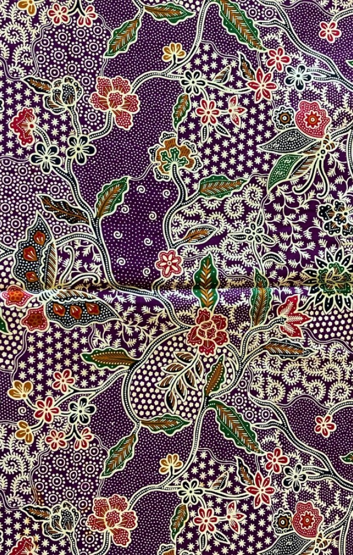 Butterfly Dance Ritual Batik 818 - Purple