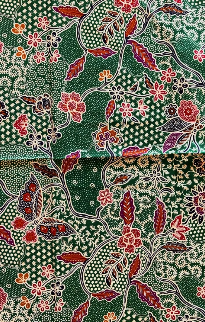 Butterfly Dance Ritual Batik 818 - Green