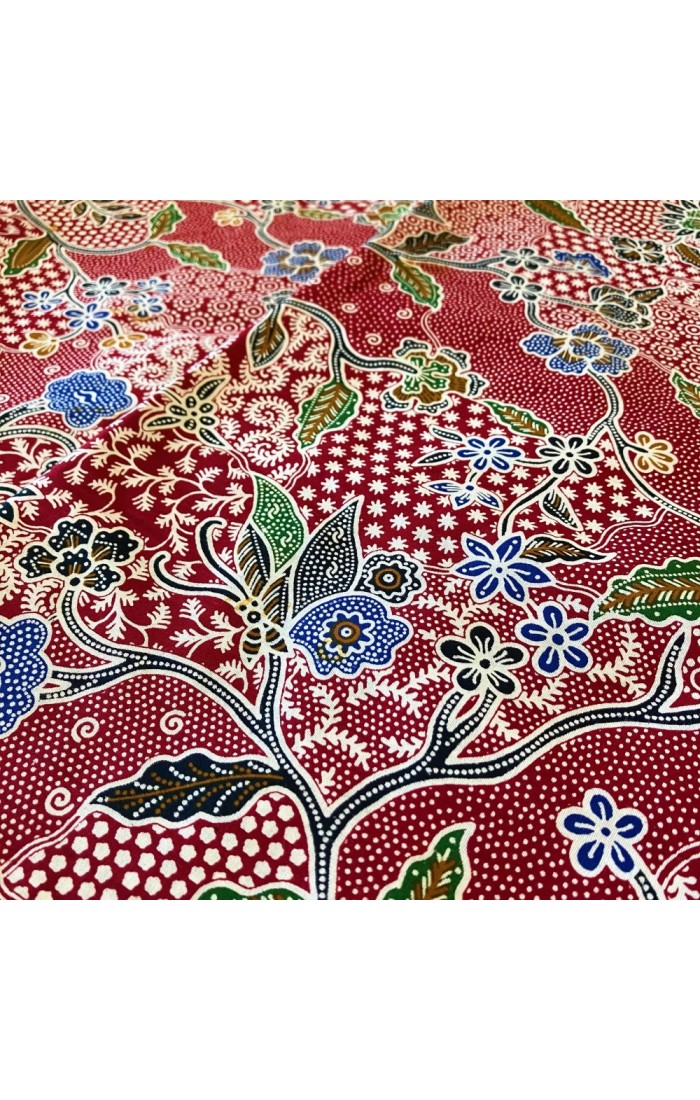 Butterfly Dance Ritual Batik 818 - Red